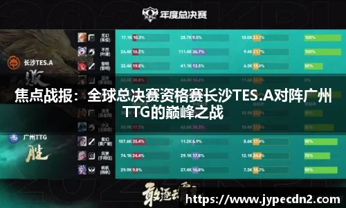 焦点战报：全球总决赛资格赛长沙TES.A对阵广州TTG的巅峰之战